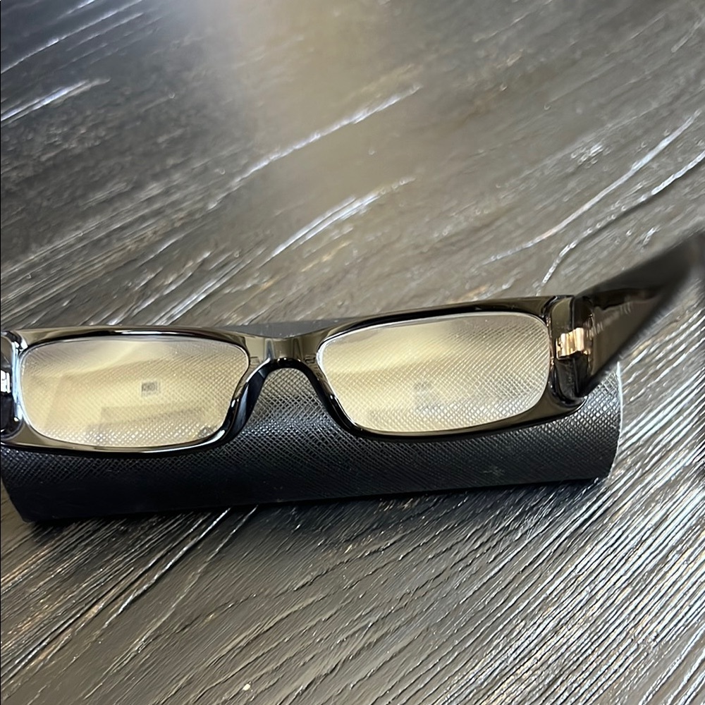 Prada Black Eyeglasses with Case - Picture 6 of 7